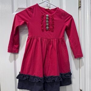 Matilda Jane Pink and Navy Kids Dress